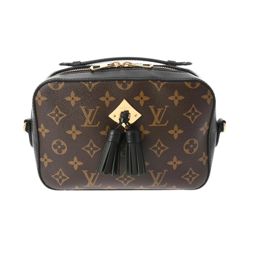 Louis Vuitton Bag Canvas Saintonge Shoulder Black Noir Monogram - Picture 2 of 11